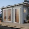 moderne have sauna fra Sølund Huse