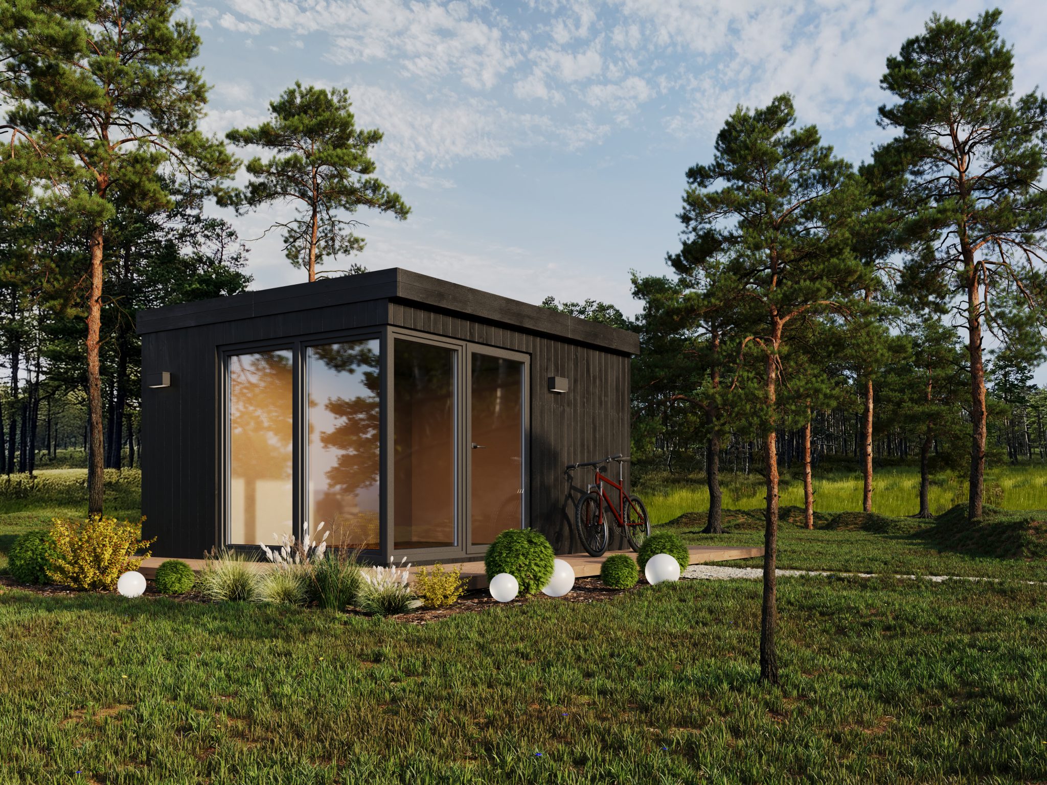 Maja fuldt isoleret og malet havehus